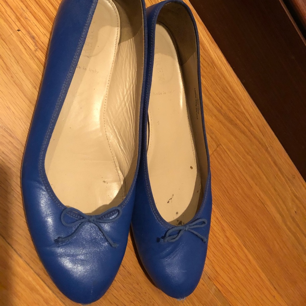 J. Crew Bright Blue Flats